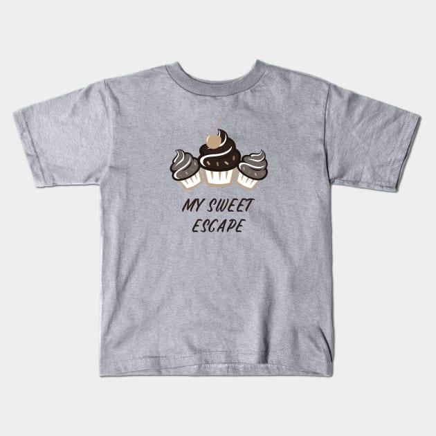 My Sweet Escape Kids T-Shirt by Craft and Crumbles